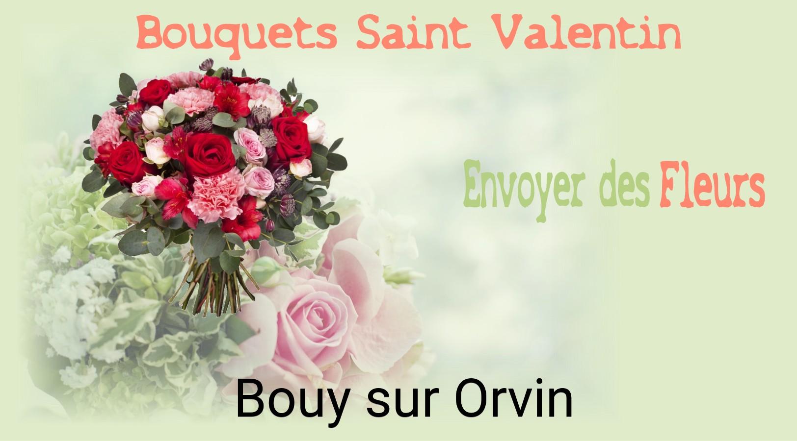 Roses de Saint-Valentin livrées à Bouy-sur-Orvin